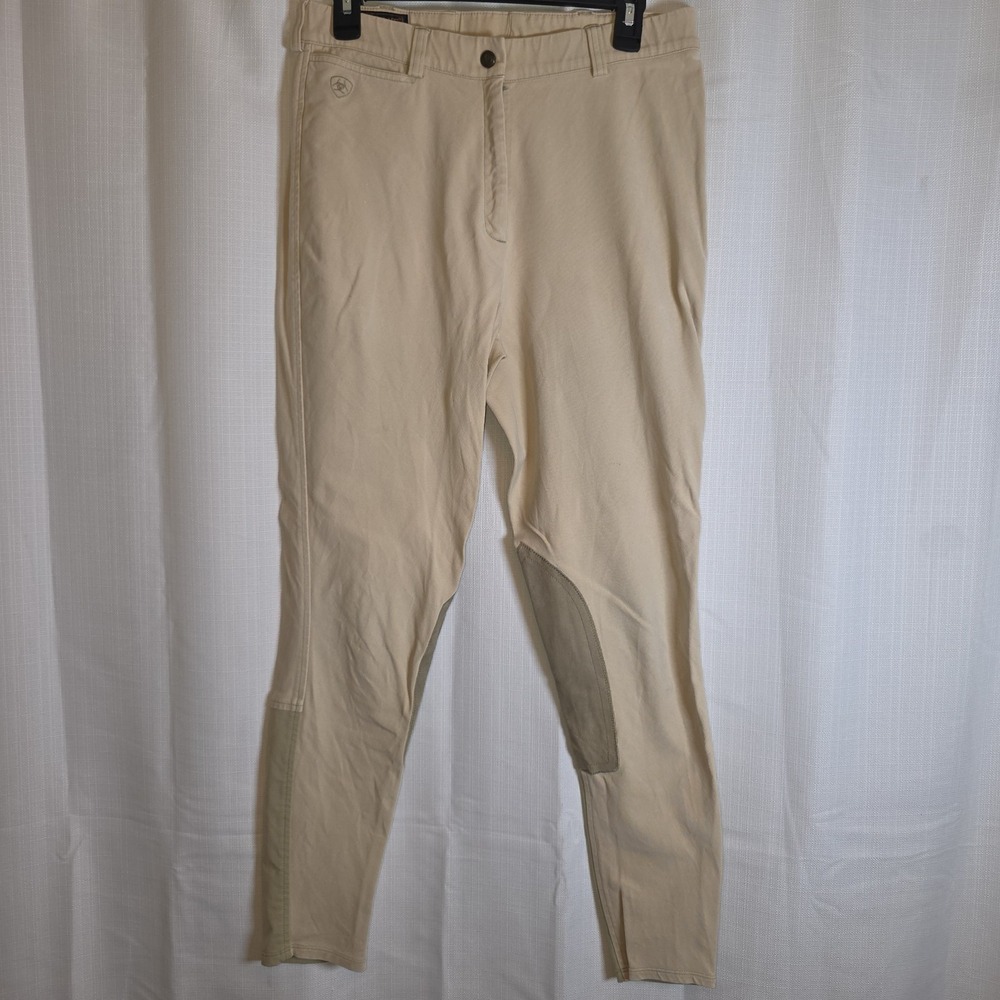 Ariat Fairfax Womens US 28L EUR 38L Tan Padded Equestrian Horse Riding Pants